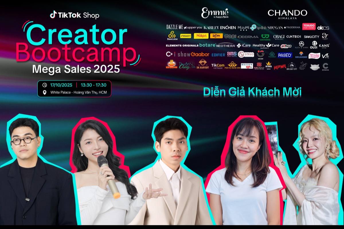 Mật Táo Đỏ Tâm An tại TikTok Shop Creator Bootcamp