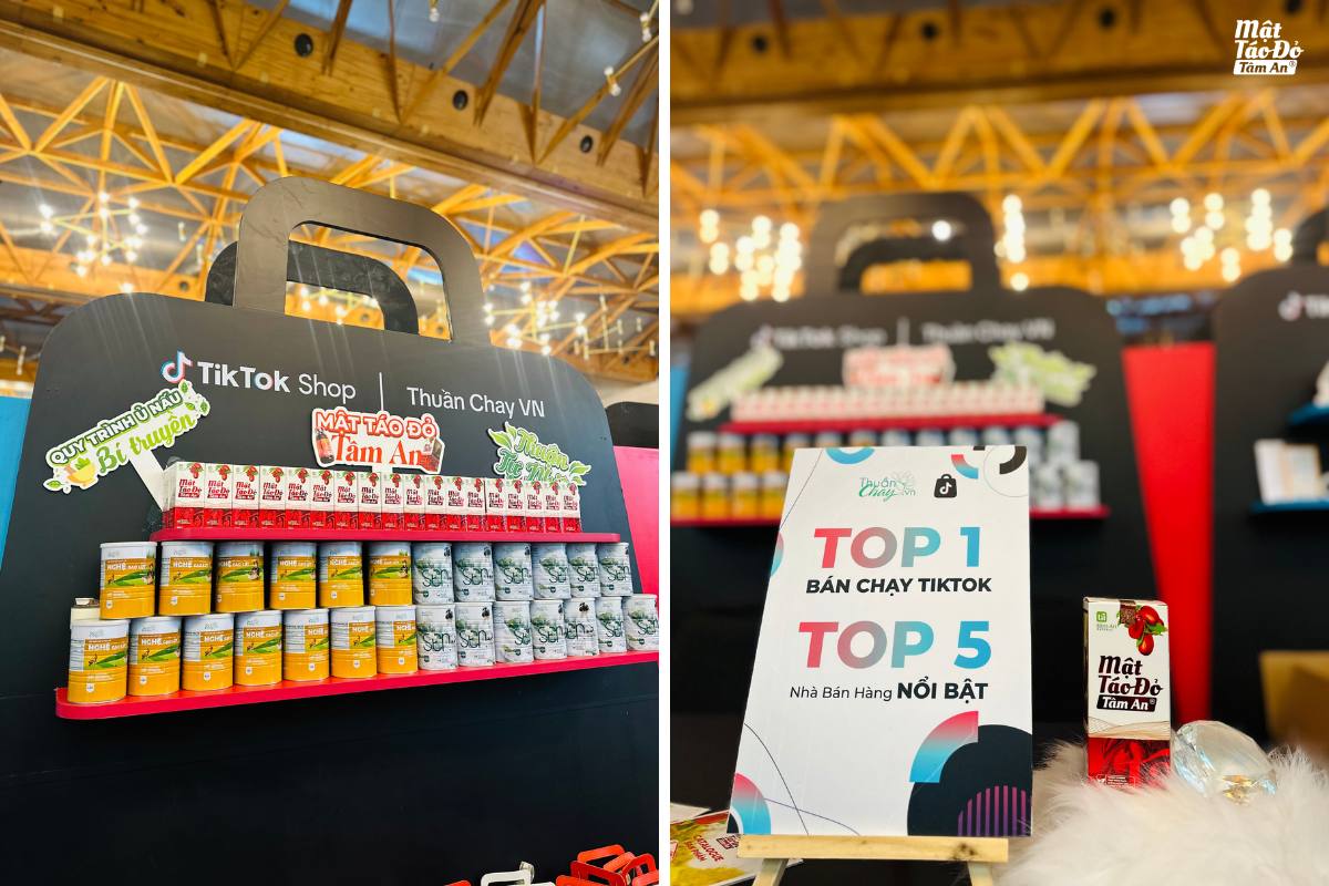 Mật Táo Đỏ Tâm An tại TikTok Shop Creator Bootcamp Mega Sales 2025