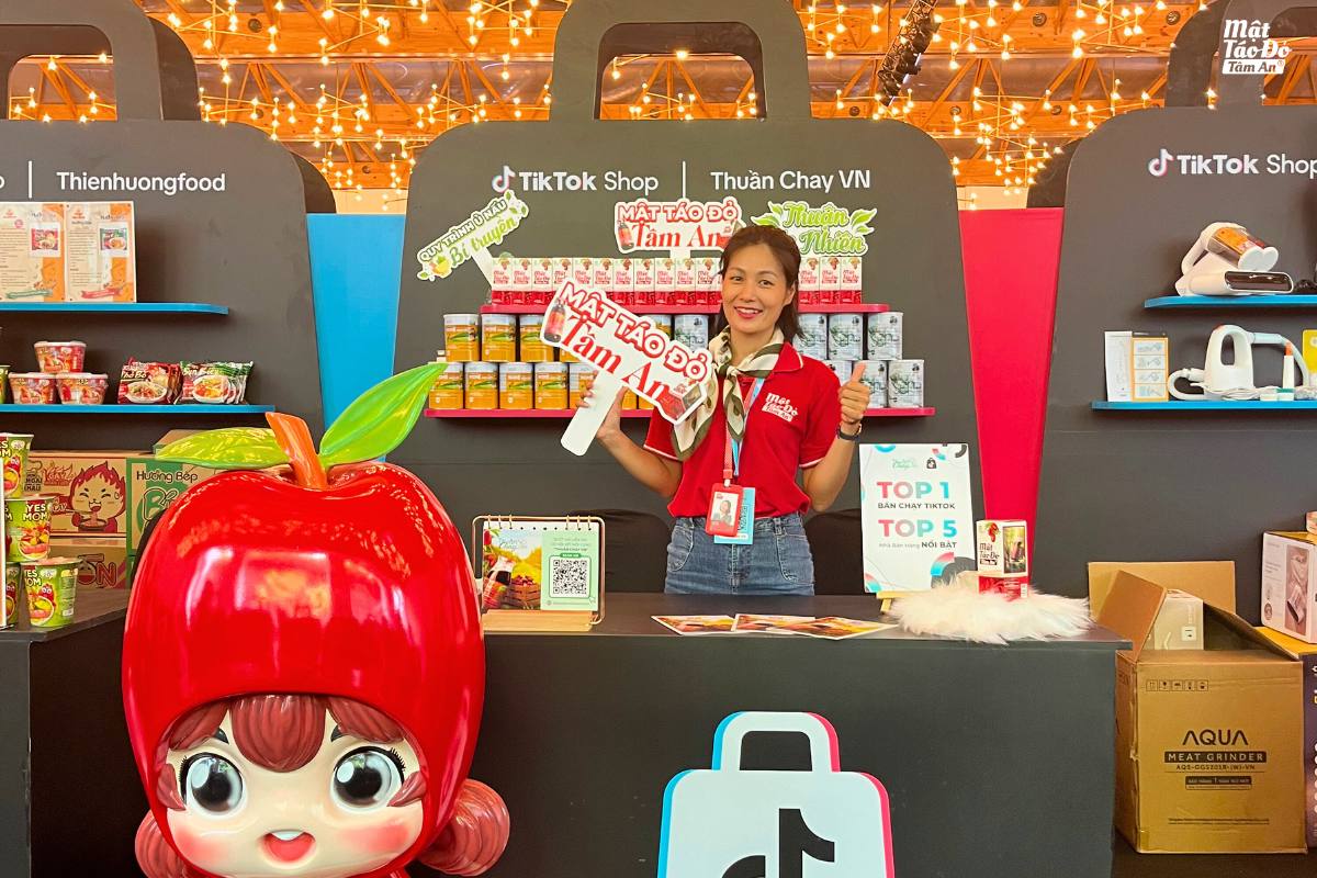 Mật Táo Đỏ Tâm An tại TikTok Shop Creator Bootcamp 2025